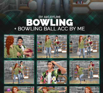 Bowling poses