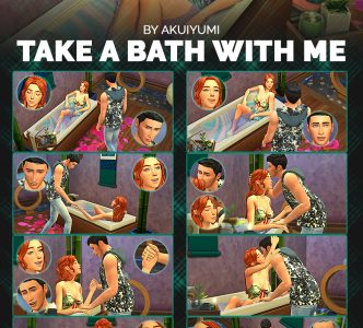 Take a bath with me poses