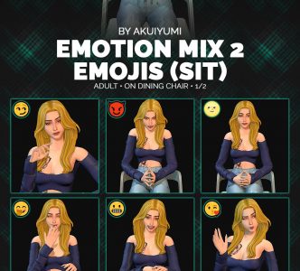 Emotions: mix #2 Emojis