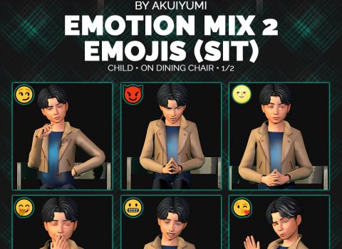 Emotions: mix #2 Emojis Child