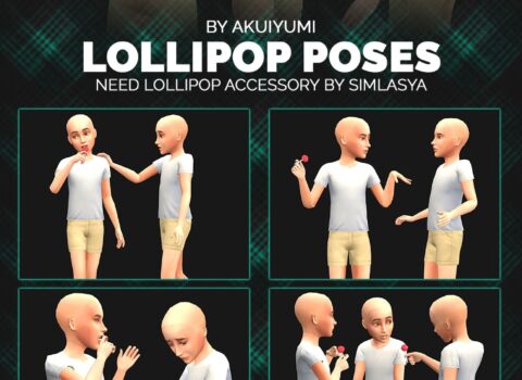 Lollipop poses